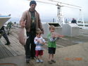 Kids learning to fish